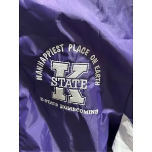 Kansas State NCAA Wildcats Champion Homecoming Rain Coat Jacket Authentic thumbnail 2