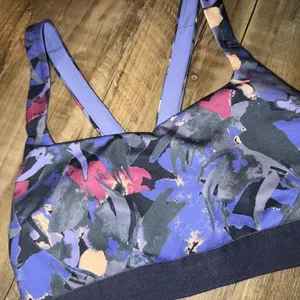 Patagonia Blue and purple sports bra thumbnail 2