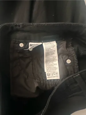 Levi's Black Wide Leg Flare Jeans thumbnail 6