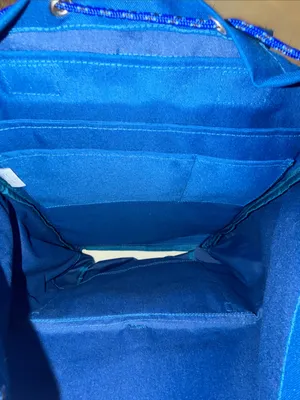 Baggu Blue Drawstring Backpack thumbnail 4