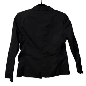 Isabel Marant Etoile 100% Cotton Black Single Button Blazer Jacket Size 2 thumbnail 4