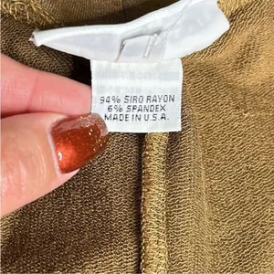 Bryn Walker Tan Long Pencil Skirt French Terry M Nickolas Brown thumbnail 6
