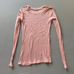 Y2K Era Sheer Long Sleeve Top Pink thumbnail 2