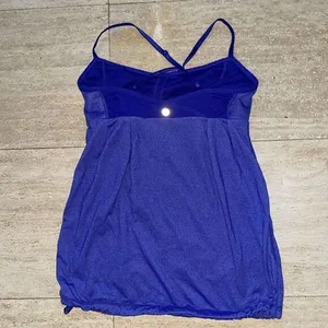 lululemon Tank pigment blue 8 Ruched Front‎ thumbnail 3