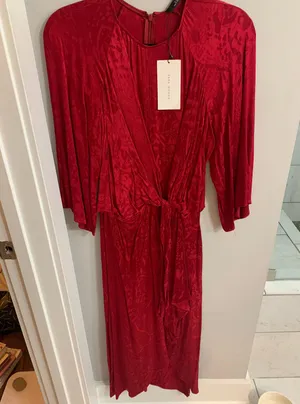 Midi Red Dress thumbnail 1