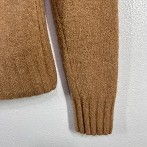 J.Crew Merino Wool Supersoft Yarn Alpaca Mock‎ Neck Sweater Ribbed Trim Medium thumbnail 8
