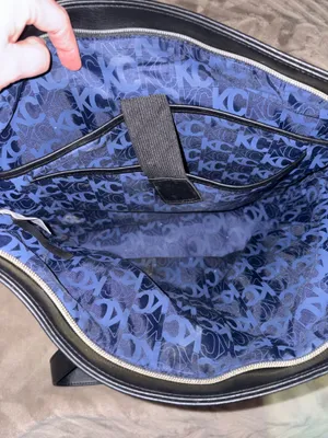 Kenneth Cole Black Signature Tote Bag thumbnail 3