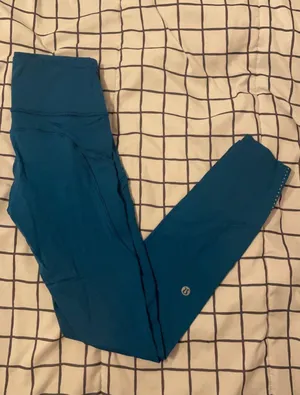 Lululemon blue  leggings thumbnail 1