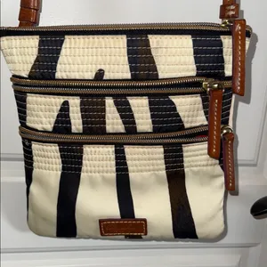 Dooney & Bourke Zebra Print Crossbody Bag thumbnail 1