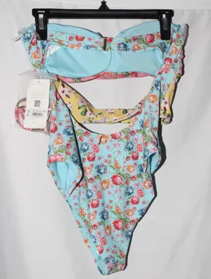 Altar'd State floral one piece swimsuit thumbnail 4