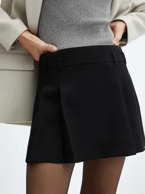 MANGO College Pleated Mini Skirt thumbnail 1
