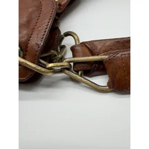 Kooba Hobo Bag Womens Large Brown Leather Multi Zip Slouchy Shoulder Bag thumbnail 10