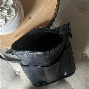 Coach Vintage Black Glove Tanned Leather Bucket Bag No 0660 013 thumbnail 3