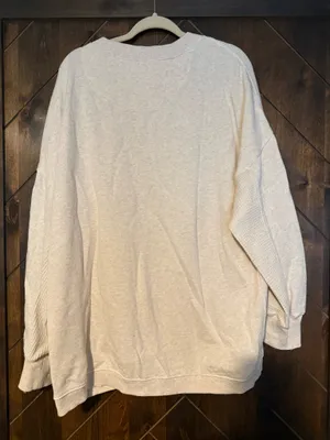 Aerie Crewneck Sweatshirt Oversized thumbnail 3