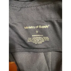 Ministry of Supply‎ Womens Kinetic Pull-On Pants Navy Blue Stretch Trousers 0 thumbnail 6