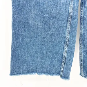 Urban Outfitters BDG Womens A-Wide High Rise Raw Hem‎ Wide Barrel Leg Blue Denim Jeans Size 24 thumbnail 2