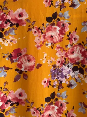 ADORA Golden Yellow Floral Bolero/Kimono Jacket/Cardigan, Size Small thumbnail 13