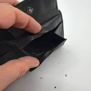 Coach Black Signature Coated Canvas Wallet thumbnail 8