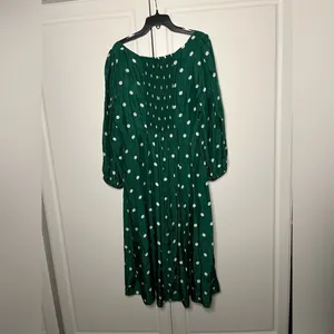 J.Crew Sweetheart Neckline Polka Dot Midi Dress Size 18 thumbnail 14