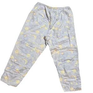 Lanz Of Salzburg Celestial Moon and Stars Flannel Pajama Set‎ Blue Large 2 Piece thumbnail 10