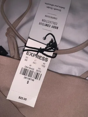 EXPRESS Square Neck Cropped Cami thumbnail 5