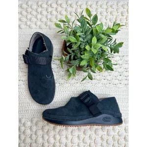 NEW CHACO Women's 7 Paonia Clogs Wool Slip On Hiking Shoe Charcoal Gray thumbnail 5