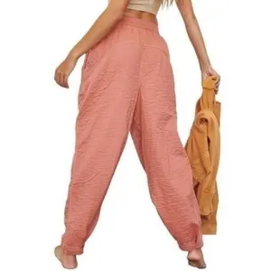 Free People Movement Flipside Textured Pants Sedona Sunrise Size Small Beachy thumbnail 7