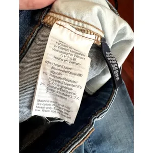 madewell Curvy Cali Demi-Boot Crop Jeans size 23 Blue thumbnail 10