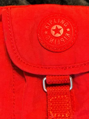 Kipling Bright Red Crossbody Waist Bag with Front Pockets thumbnail 3