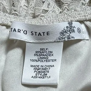 Altar's State Ivory Lace Sweetheart Babydoll Blouse Cottagecore Fairy Feminine S thumbnail 8