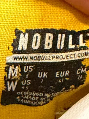 NOBULL Canvas Unisex Trainer Sneaker Yellow Lifting Gym W's Size 9 M's Size 8 thumbnail 11