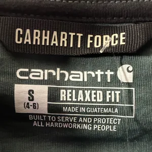 🆕Carhartt Women's Forest Green Force Relax Fit Half Zip Hooded T-Shirt S🆕 thumbnail 11