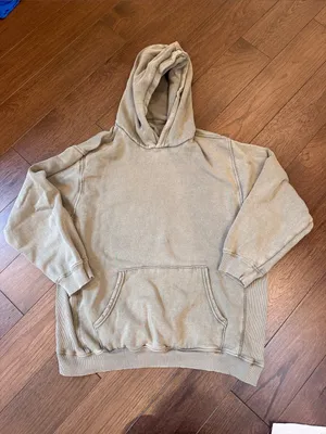 aerie Distressed Oversized Hoodie Size Medium in Green - C73-027 thumbnail 1