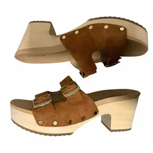 Dr.‎ Scholl's Original Vibe Clogs Suede Leather Honey Women's Size 9M thumbnail 6