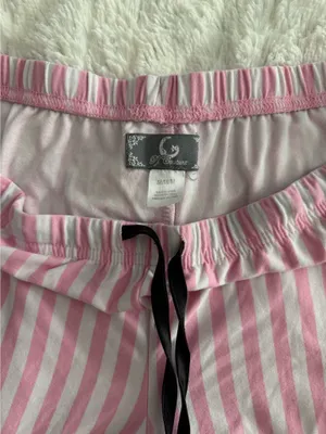 Victoria's Secret Pink Pajama Pants Striped thumbnail 3