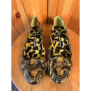 LIBBY EDELMAN Snake Print Flats Loafers Womens Shoes Sz 8M thumbnail 2