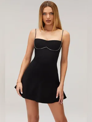 Mistress Rocks House of CB Love Bug Black Skater Mini Dress Womens Size L+ / XL‎ thumbnail 4