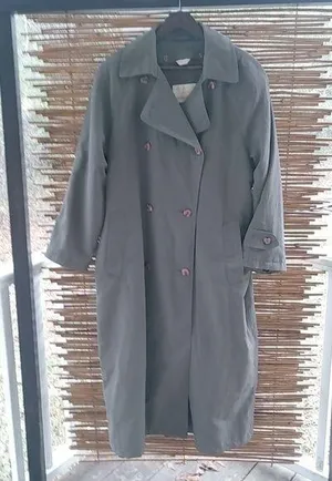 New York Harbor 12 Gray Trench Coat thumbnail 1