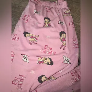 90’s Pink Betty Boop loungewear pants XL thumbnail 7