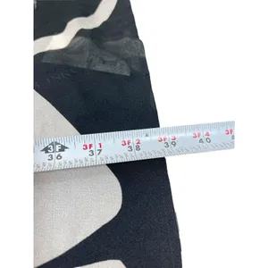 Anne Klein New York One Size Black White Floral Sheer Wrap Kimono Scarf NWT thumbnail 9