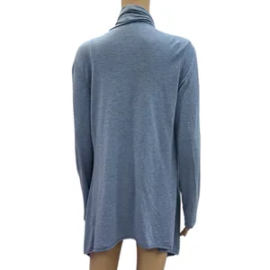 a.n.a Long Sleeve Open Drape Cascade Front Knit Cardigan Sweater Womens Medium thumbnail 6