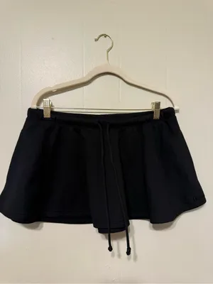 Skims Women's Black Drawstring Skort Skirt M thumbnail 2