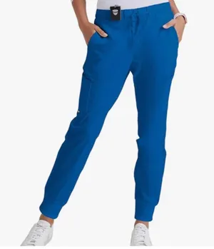 Royal Blue BARCO Grey's Anatomy Jogger Scrub Pants thumbnail 5