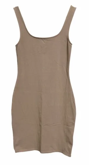 Aritzia The‎ Group Babaton Sleeveless Bodycon Tank Dress Nude Women's Size Small thumbnail 1