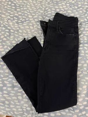 MOTHER Insider Denim Crop Step Fray Jeans thumbnail 1