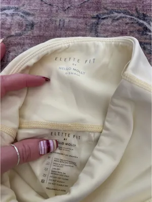 Hello Molly Elette Fit Yellow Leggings High Waisted thumbnail 3