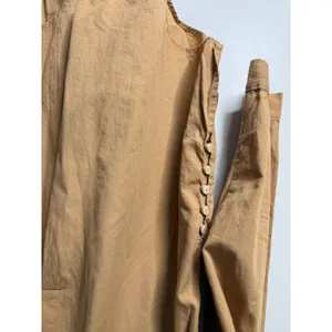 anthropologie‎ button down Side Button tunic Top large Tan/copper thumbnail 3