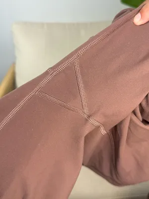 Lululemon Groove Super-High-Rise Flared Pant Nulu 32.5" Size 8 thumbnail 7