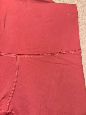 Lululemon Align Crop Leggings 4 21" Coral/Pink thumbnail 4