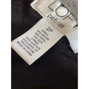 Ann Taylor LOFT Petites Gray Wool Silk Sleeveless Mini Flare Tank A-Line Dress 2 thumbnail 6